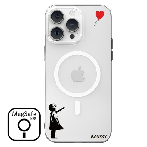 ONLYOU iPhone15pro P[X ؍ magsafe P[X magsafeΉ P[X }OZ[t P[X A[g oNV[ Banksy ƕD NA  Jo[ fB[X Y ACtH15vP[X(iPhone15p