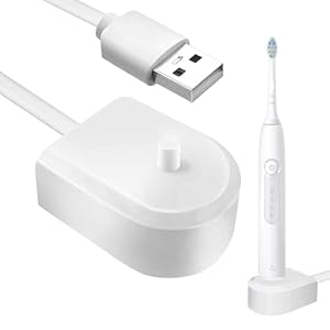 USB Toothbrush Charger HX6100 for Philips Sonicare 4100, HX3000 HX6000 HX8000 HX9000 Series, Electric Inductive Charging Base, Waterproof Power Cable (5V)