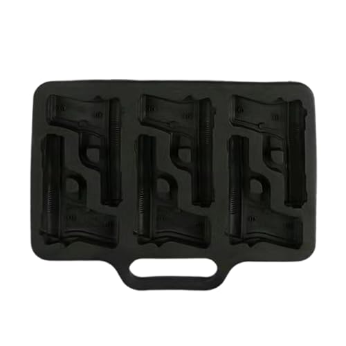 Molde Flexible para Cubos de Hielo con Forma de Bala miniatura 1
