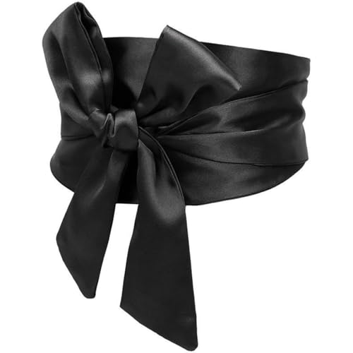 Women Waist Belt Satin Wedding Sash Belts for Dresses Bow Ribbon Wide Belts for Bride Prom Party Formal Costume Wraps4