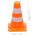 NUOBESTY 30Pcs Mini Traffic Cones Barricades Miniature Traffic Scene Roadblock Toys Kids Educational Cognitive Road Sign Models