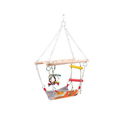 POPETPOP Pájaro Jugando Juguete Loros Incubadora Mascota Aleteo Loro Parlante De Juguete Paloma Equipo Juguetes para Pájaros Jaulas De Hámster Nido De Hámster Escaleras para Pájaros Bambú