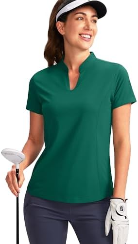 Obla Women's Golf Polo Shirt V-Neck Short Sleeve