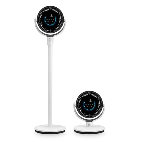 Ufesa Ventilador Kodiak SilentAirMotion Circulador de Aire 3D, Motor Brushless, 24W, Sistema Vortex Motion, 12 Velocidades, 3 Modos, Oscilación 3D, Pantalla Táctil LCD, Ajustable, Mando a Distancia