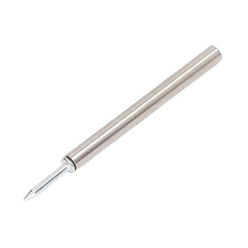 Set de 100 clavos sin costura de doble cabeza para zócalos - Acero al carbono galvanizado con herramienta específica para fácil y segura instalación miniatura 5