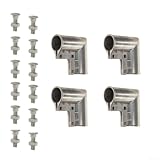 für aluminium Kettenzaun Tor Eckverbinder 1-3/8 x 1-3/8 Komplettset
