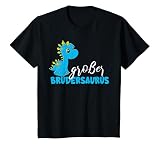 Kinder Shirt Großer Bruder Dino Brudersaurus Geschenk T-Shirt