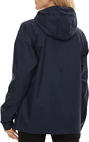 Image of Women's Rain Jacket Lightweight Waterproof Raincoat