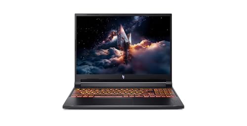 acer Nitro V 16 AI Gaming Laptop, 16' WUXGA IPS180Hz Display, AMD Ryzen 5 240, NVIDIA GeForce RTX 5050,16GB DDR5, 512GB Gen4 SSD, WiFi 6E, RGB Backlit KB, Win11 PRO, W/256GB PSD (Renewed)