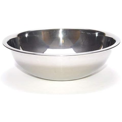 Central Restaurant MBR-16 Stainless Steel Mixing Bowl - 16 Qt. Cover