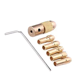 BITSKY INDIA Bullet Mini Electric Drill Self-Tightening Drill Chuck Drill Chuck Set 0.5 To 3 Mm For Electric Drill 7 Pieces