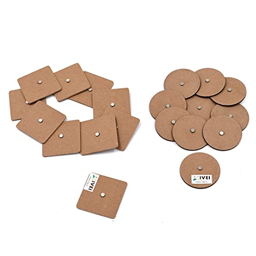 Comodo e facile da usare: questi ritagli in MDF sono estremamente facili da dipingere e sono ideali per attività di decoupage per bambini, artisti, creatori d'arte personalizzati e istruttori.