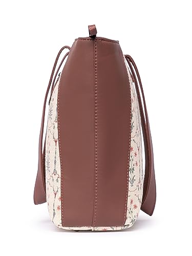 Image of ZOUK Women's Handcrafted Side Tote Bag and Handbag for Office and College