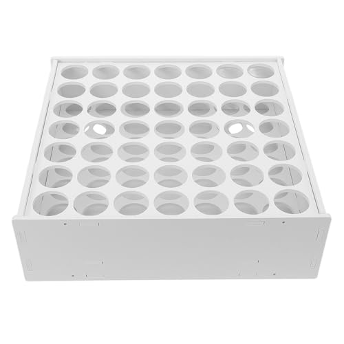 Image of EXCEART Wooden Paint Rack Storage Stand Pigment Holder for Paint Bottles Art Tools Durable Portable Desk Organizer for Home Craft Storage