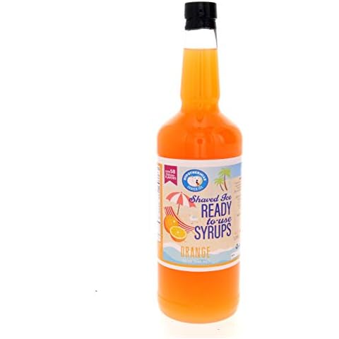 Hypothermias Orange Snow Cone & Hawaiian Flavor Syrup Quart Cover