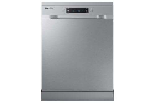 Samsung Dishwasher, Freestanding, With Auto Door, 14 Place Setting, Series 7, Silver, DW60CG550FSREU