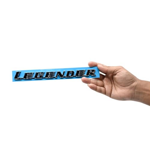 Image of KMH Logo Emblem Plate (LEGENDER) Rear Logo for Toyota FORTUNER 2020