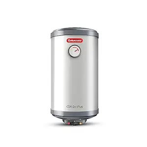Racold CDR DLX Plus 25L Vertical BEE 5 Star Storage Water Heater(Geyser) with Free Standard Installation & Pipes | Temperature Display | Temperature Knob | Titanium Enameled Coating