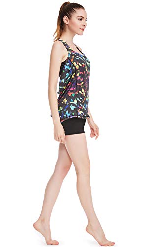 icyzone Women's Open Back Workout Athletic Yoga Tank Tops with Built in Bra3