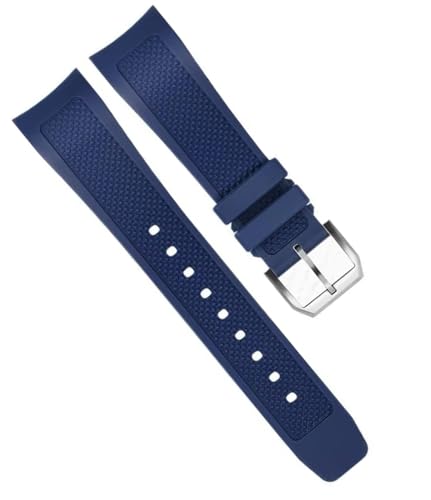 Bracelet montre caoutchouc Iwc IW390502 IW390209 incurvé 22mm
