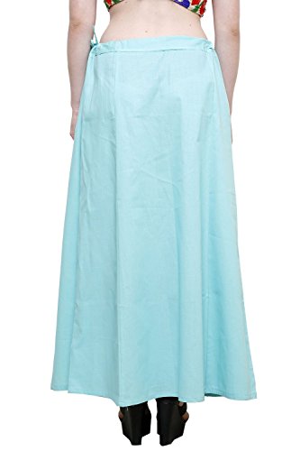 Image of Pistaa's combo of Women's Cotton Best Plain Solid Indian Readymade Inskirt Saree petticoats