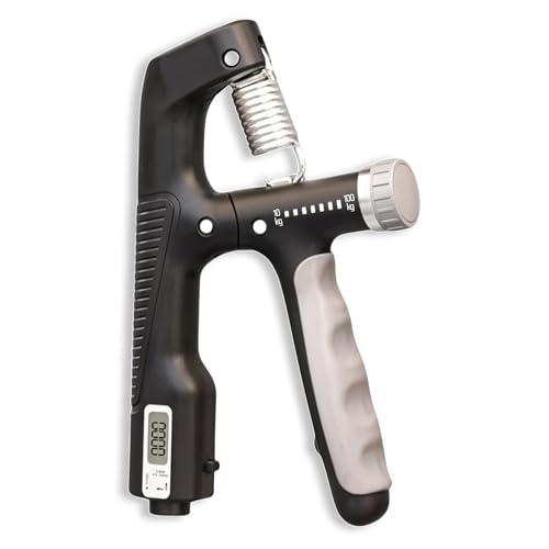 MMG Hand Gripper with Counter Adjustable Resistance (10100kg) | Hand Grip Strengthener & Forearm Trainer for Muscle Building Wrist & Finger Exercise Injury Recovery and Fitness Training