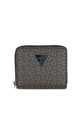 Carteira Lathan Small, Guess, Feminino, Bege Multi, Un