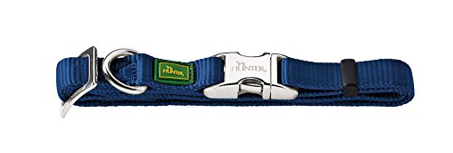 Hunter - Collar Vario Basic aluminum resealable M neck 40-55 cm dark blue