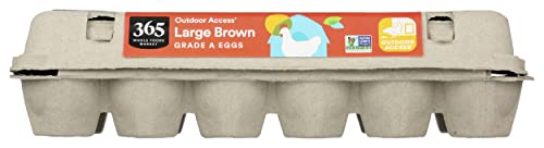 365 By Whole Foods Market, Eggs Brown Large Grade A, 12 Count #TOP5