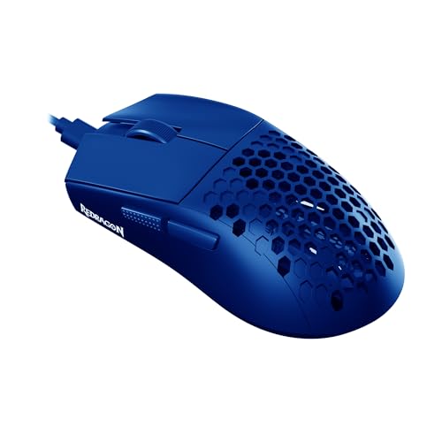 Redragon Ultralight Honeycomb Shell Wired Gaming Mouse, 41g, 10,000 DPI, 6 Programmable Buttons, Drag-Free Paracord, Type-C Gamer Mouse with 2 Side Buttons for PC/Mac/Laptop, Black Redragon Ultralight Honeycomb Shell Wired Gaming Mouse, 41g, 10,000 DPI, 6 Programmable Buttons, Drag-Free Paracord, Type-C Gamer Mouse with 2 Side Buttons for PC/Mac/Laptop, Black