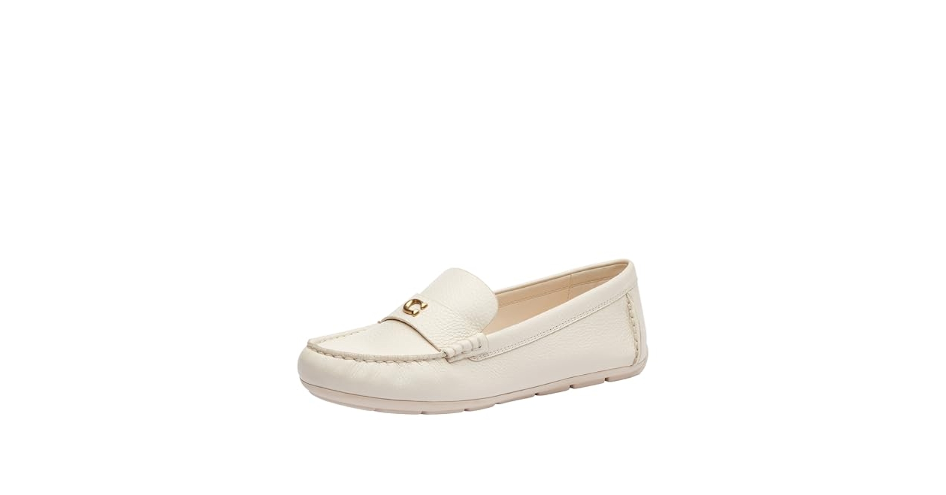 Amazon.com | Coach Women's Sculpted C Leather Driver Loafer