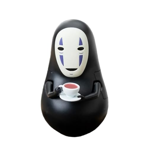 ensky - Spirited Away - YR-MC04 Roly Poly Tilting Figure No-Face with Teacup, Studio Ghibli Official Merchandise