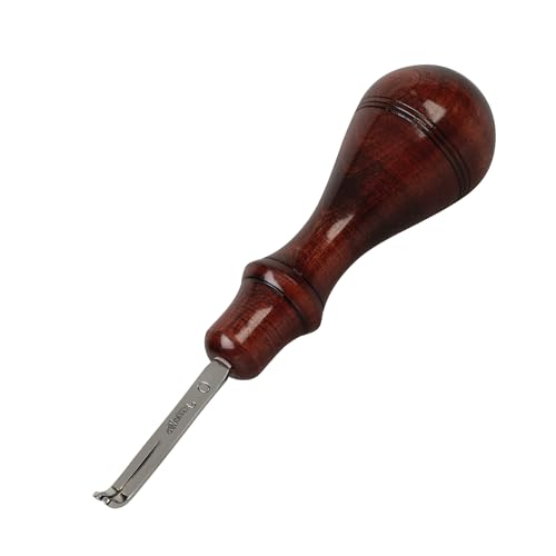 Weaver Leather Supply Leather Edger, Edge Beveler with Angled Tip for Refined Finish, Beveling Tools for Belts, Straps, and DIY Projects, 1/32”