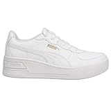 PUMA Womens Skye Perforated Platform Sneakers Shoes Casual - White - Size 10 M