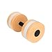 2-Pack Aquatic Foam Dumbbells - Lightweight EVA Pool Exercise Equipment for Water Aerobics & Resistance Training - Perfect for Swimming Pool Workouts (Orange)