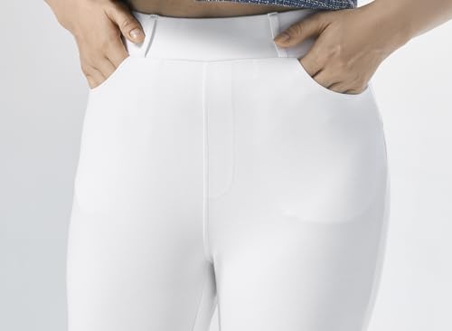 AFITNE Women's Yoga Dress Pants 2025 Fall Skinny Pull On Work Pants Stretchy Slim Fit Leg Office Casual Slacks2