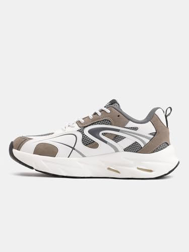 Image of WROGN Men's Mesh & Microfibre Sneakers