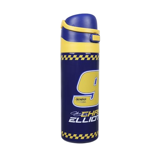 Image of Bioworld Hendrick Motorsports Chase Elliott #9 Blue 24 Oz Stainless Steel Water Bottle : Sports & Outdoors