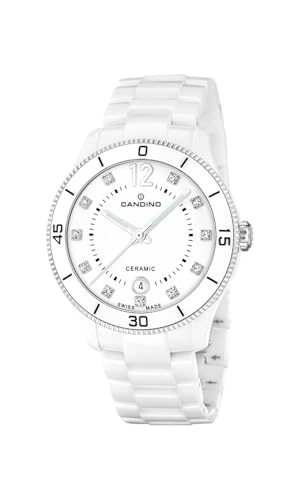 Candino Uhr Für Damen C4794/3 Ceramic Weiß Keramik Case WeißKeramik Band