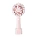 VIDOO Ventilateur Portable De Refroidissement d'air De Bureau Portable Mini USB pour Le Home Office Dortoir D'Étudiant À L'Extérieur Voyageant - Rose