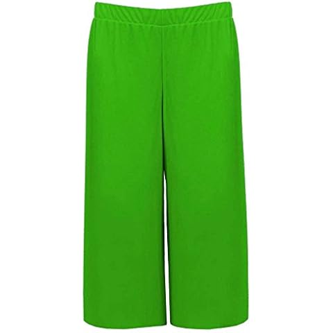 MMK Plus Size Stretch Elasticated Culottes Shorts Cover