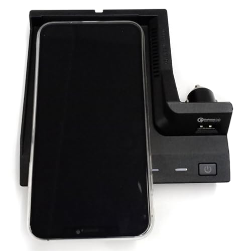 Cargador inalámbrico QI para coche con funda de carga integrada para Clase C GLC 7