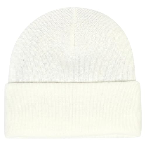 Bonnet unisexe doublé de satin de soie, bonnet chaud d'hiver revers - 2