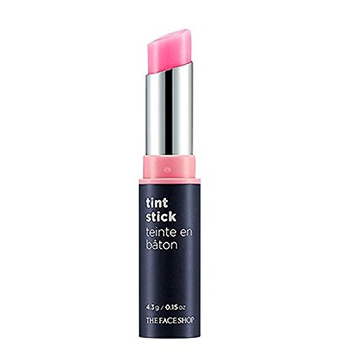 [THEFACESHOP] Lip Tint Stick 01 , 3-in-1 Tint / Balm Care with a Watery Formula / UV Protection , Soft Pink (4g)