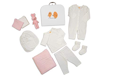 image for KUMQUAT Baby Layette Set – Certified GOTS Organic Cotton Baby Clothe