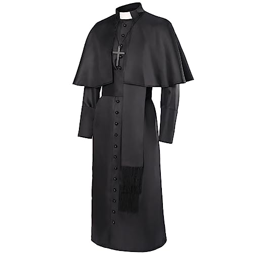 Cassock Robe For Men's,Choir Minister Clergy Pulpit Liturgical Church Robe be Medieval Liturgical Church Robes2