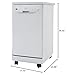 SPT SD-9241W Energy Star Portable Dishwasher, 18-Inch, White