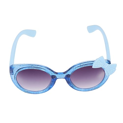 Beaupretty 1 Par Lazo de tinta para gafas sol gafas de sol Gafas infantiles conformado azul gafas de sol de plástico para gafas de sol para marco ac Sky-blue