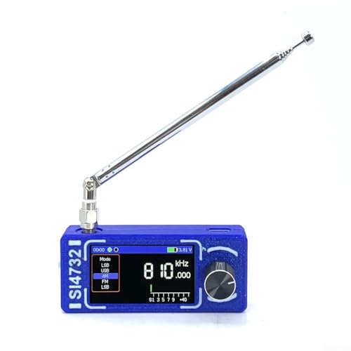 Ricevitore Radio SI4732 Mini 0.5-108 MHz | FM AM LSB USB Con Schermo IPS 1.9'' | Nuovo