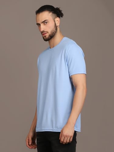 Image of INKKR Men's Solid Regular Fit T-Shirt